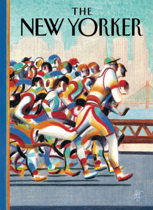 Lorenzo Mattotti: Maratona (copertina del New Yorker)